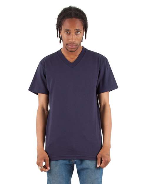 Unisex V-Neck T-Shirt - Navy