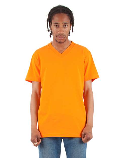 Unisex V-Neck T-Shirt - Orange