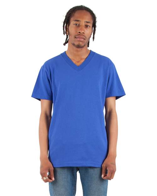 Unisex V-Neck T-Shirt - Royal