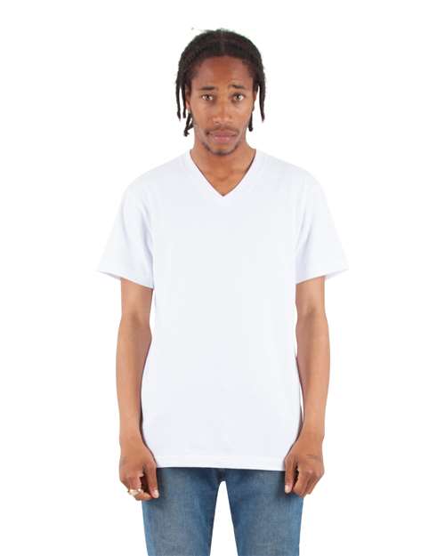 Unisex V-Neck T-Shirt - White