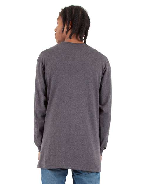 Unisex Active Long Sleeve T-Shirt - Charcoal Grey Heather