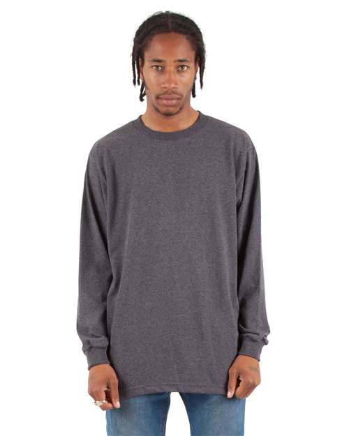 Unisex Active Long Sleeve T-Shirt - Charcoal Grey Heather