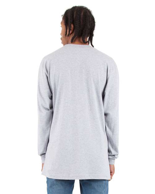 Unisex Active Long Sleeve T-Shirt - Heather Grey