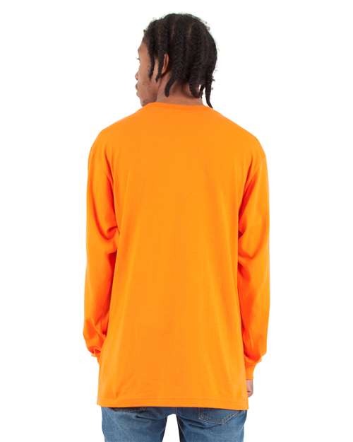 Unisex Active Long Sleeve T-Shirt - Orange
