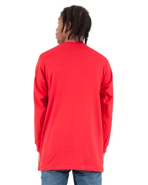 Unisex Active Long Sleeve T-Shirt - Red