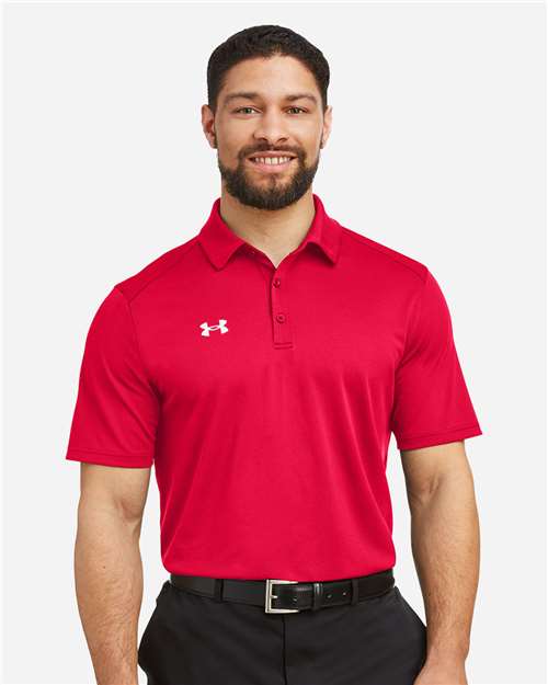 Men's Tech™ Polo - Red/ White