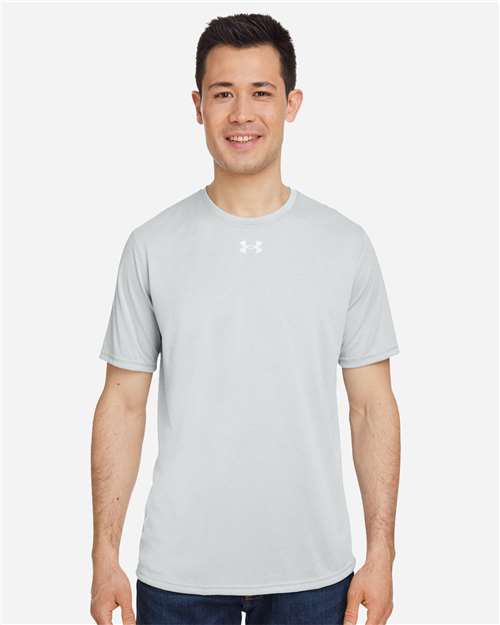 Men's Team Tech™ T-Shirt - Mod Grey Light Heather/ White
