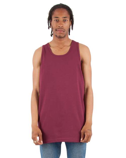 Unisex Active Tank - Burgundy