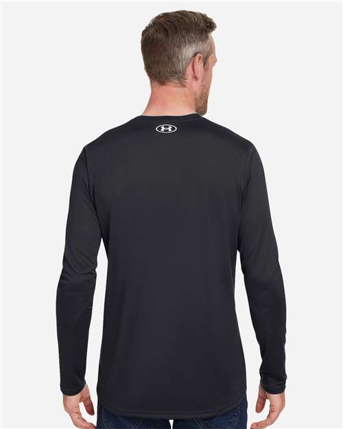 Men's Team Tech™ Long Sleeve T-Shirt - Black/ White