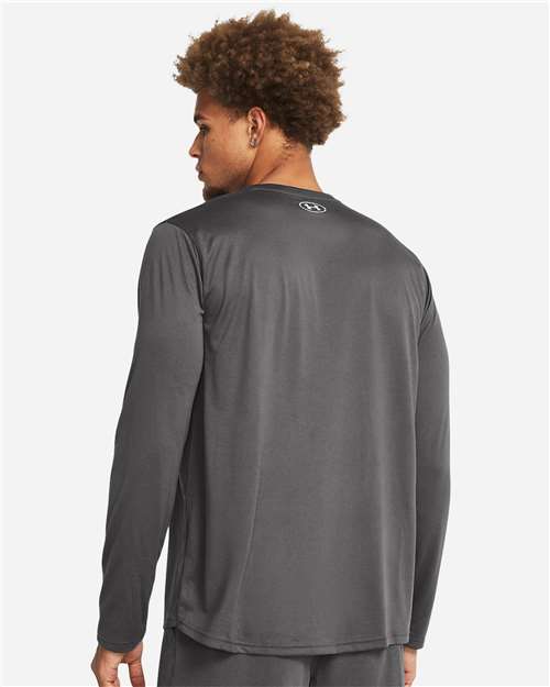 Men's Team Tech™ Long Sleeve T-Shirt - Castlerock/ White