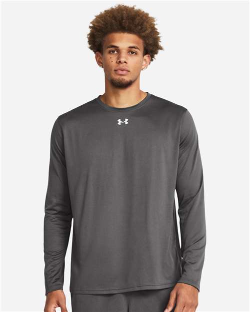 Men's Team Tech™ Long Sleeve T-Shirt - Castlerock/ White