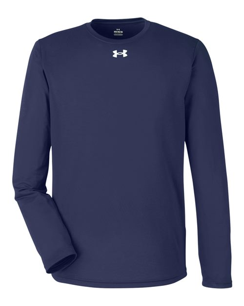 Men's Team Tech™ Long Sleeve T-Shirt - Midnight Navy/ White