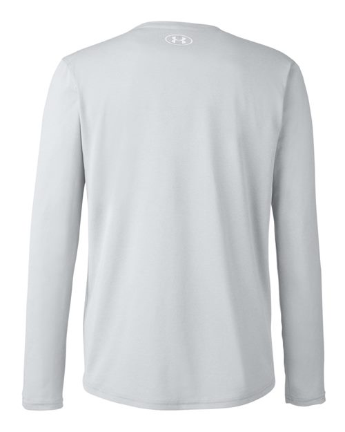 Men's Team Tech™ Long Sleeve T-Shirt - Mod Grey Light Heather/ White