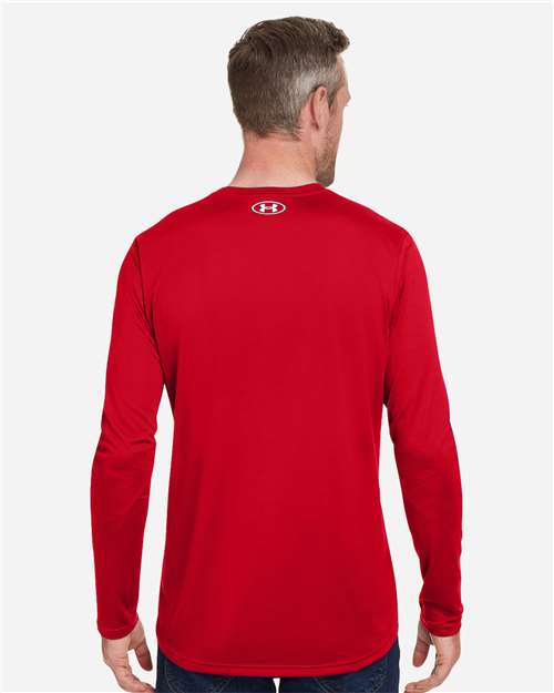 Men's Team Tech™ Long Sleeve T-Shirt - Red/ White