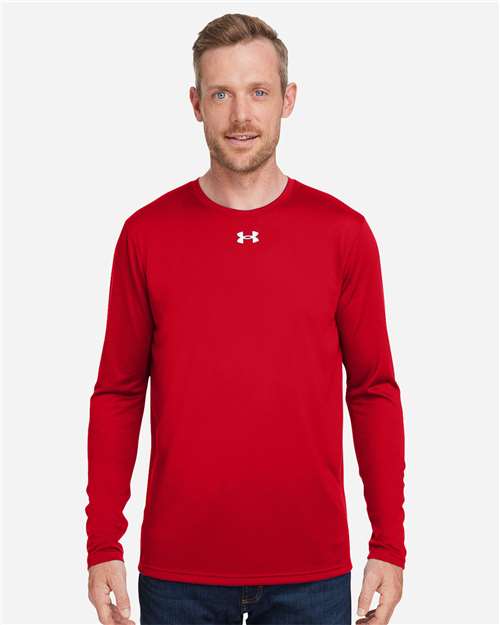 Men's Team Tech™ Long Sleeve T-Shirt - Red/ White