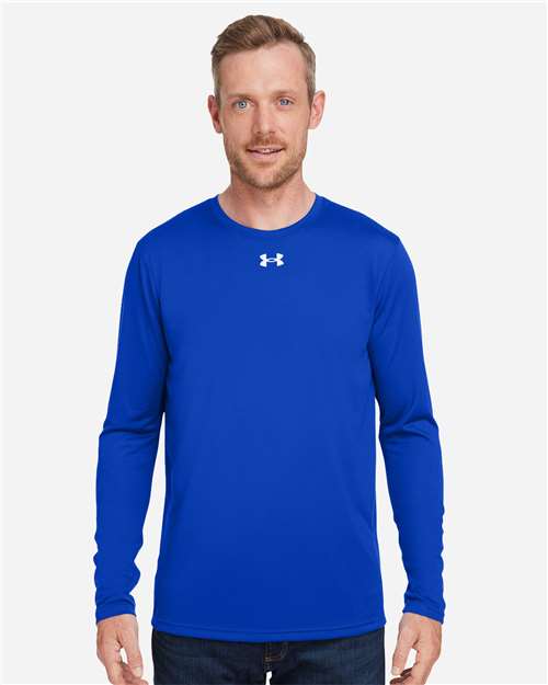 Men's Team Tech™ Long Sleeve T-Shirt - Royal/ White