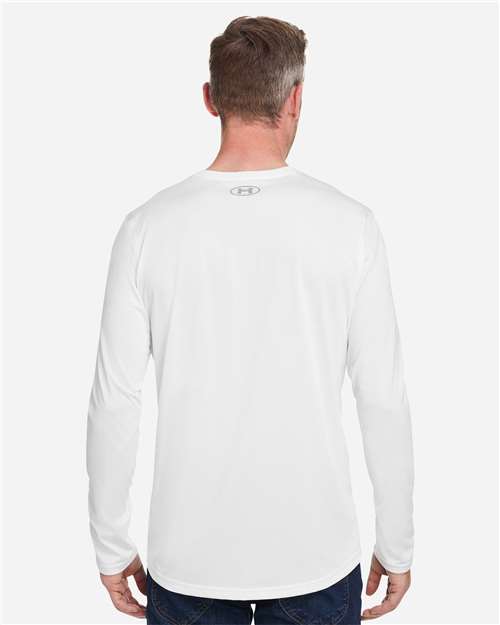 Men's Team Tech™ Long Sleeve T-Shirt - White/ Mod Grey