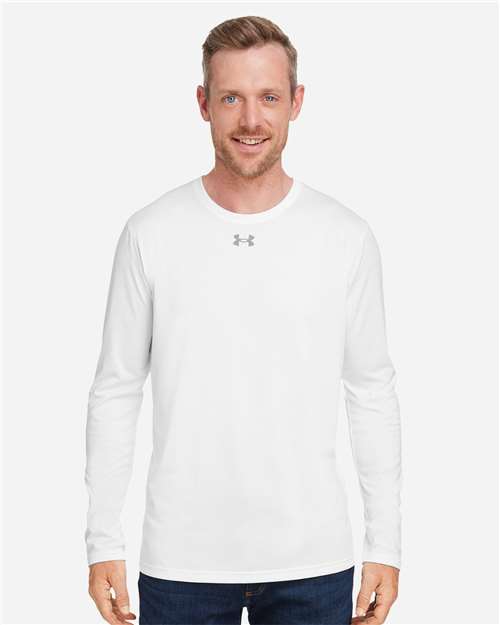 Men's Team Tech™ Long Sleeve T-Shirt - White/ Mod Grey