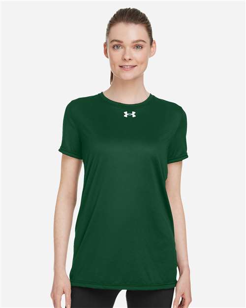 Women's Team Tech™ T-Shirt - Forest Green/ White