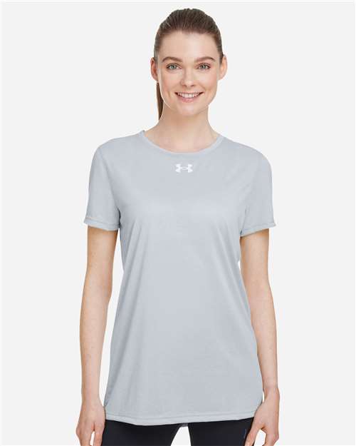 Women's Team Tech™ T-Shirt - Mod Grey Light Heather/ White