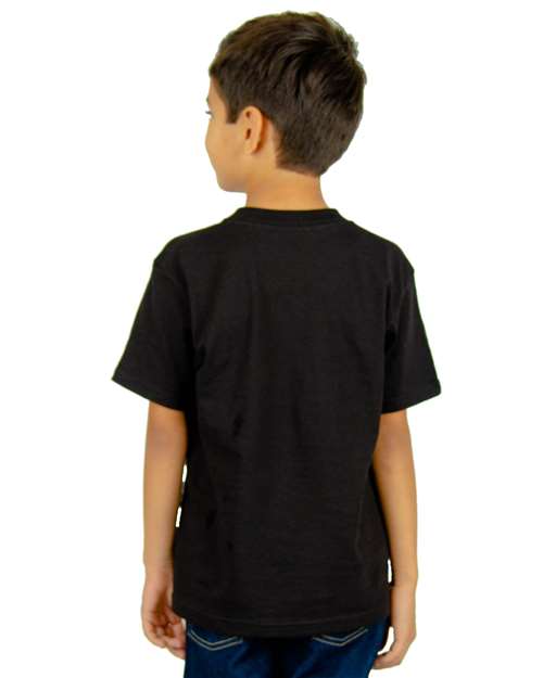 Youth V-Neck T-Shirt - Black