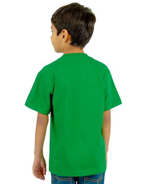 Youth V-Neck T-Shirt - Kelly Green