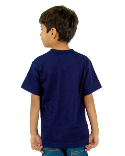 Youth V-Neck T-Shirt - Navy
