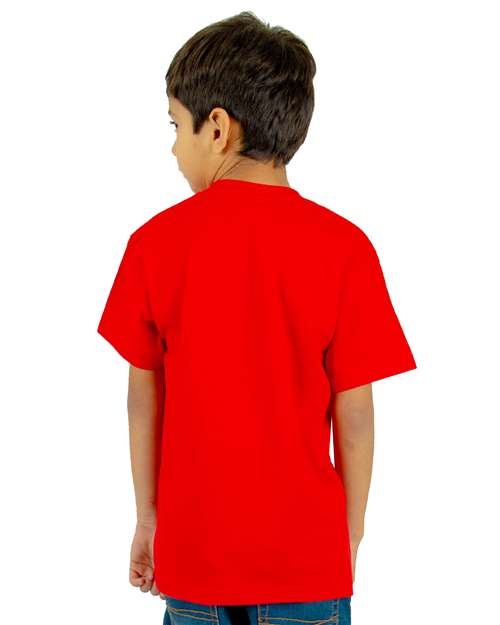 Youth V-Neck T-Shirt - Red