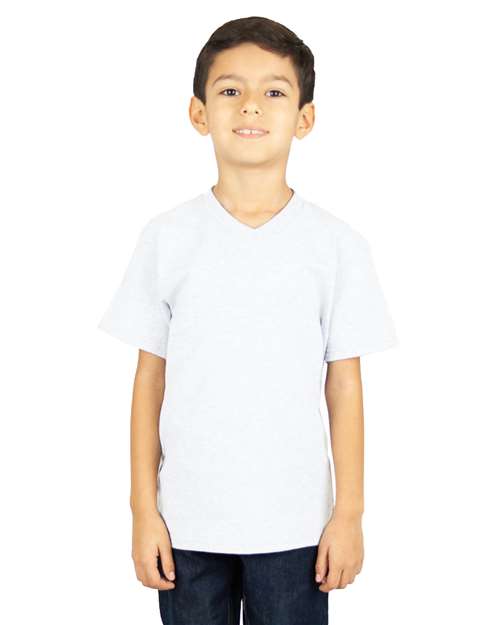 Youth V-Neck T-Shirt - White