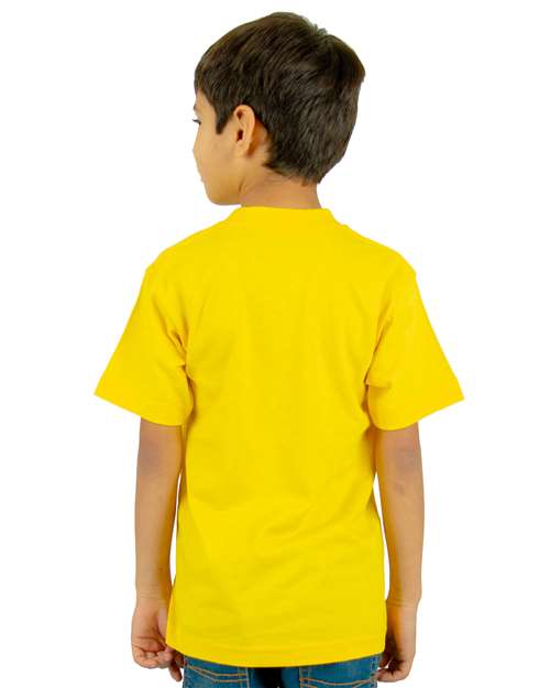 Youth V-Neck T-Shirt - Yellow