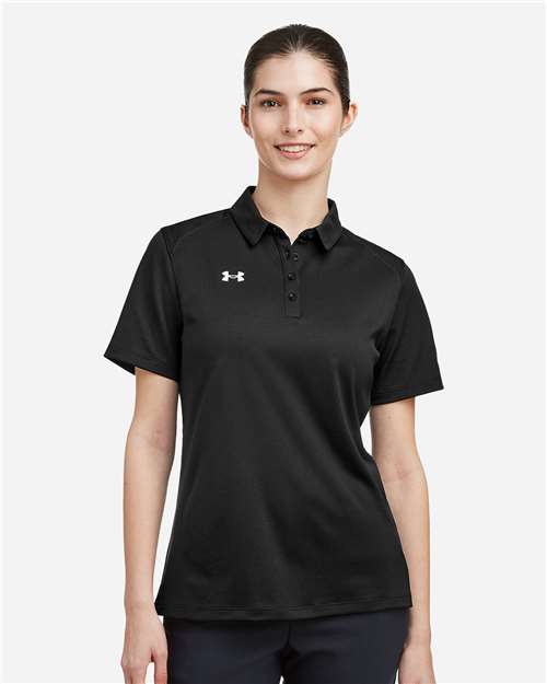 Women's Tech™ Polo - Black/ White