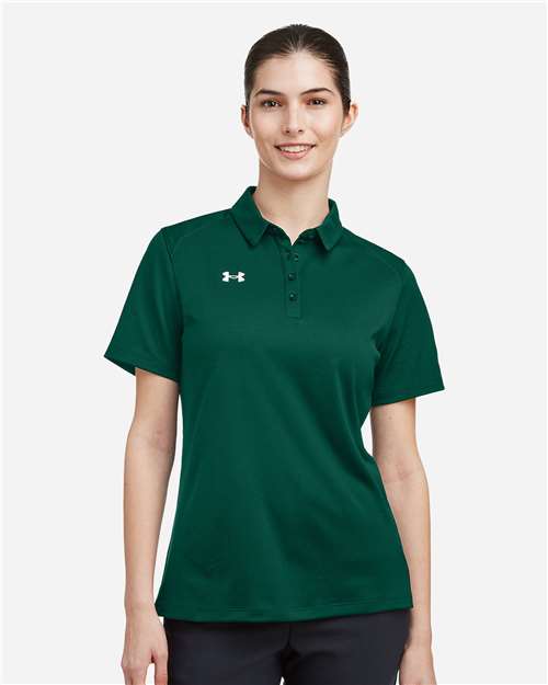 Women's Tech™ Polo - Forest Green/ White