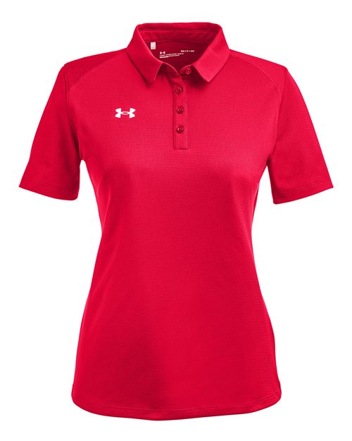 Women's Tech™ Polo - Red/ White