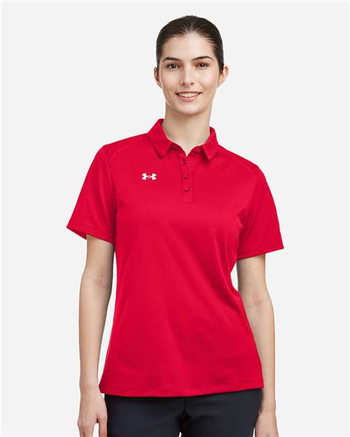 Women's Tech™ Polo - Red/ White