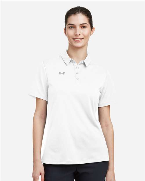 Women's Tech™ Polo - White/ Mod Grey