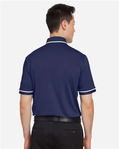 Men's Tipped Teams Performance Polo - Midnight Navy/ White
