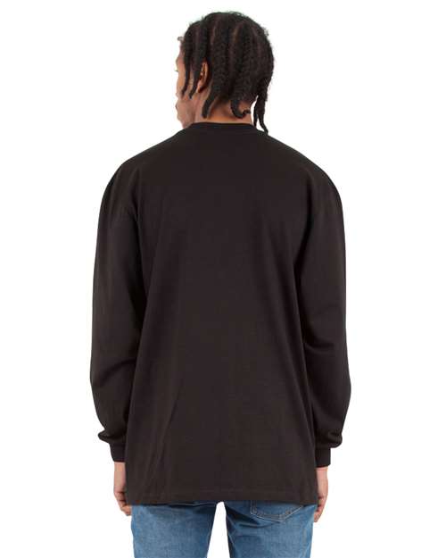 Unisex Tall Max Heavyweight Long Sleeve T-Shirt - Black