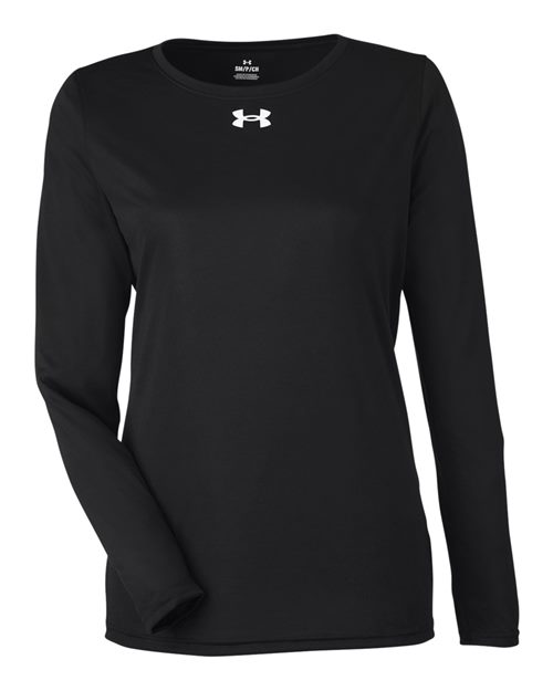 Women's Team Tech™ Long Sleeve T-Shirt - Black/ White