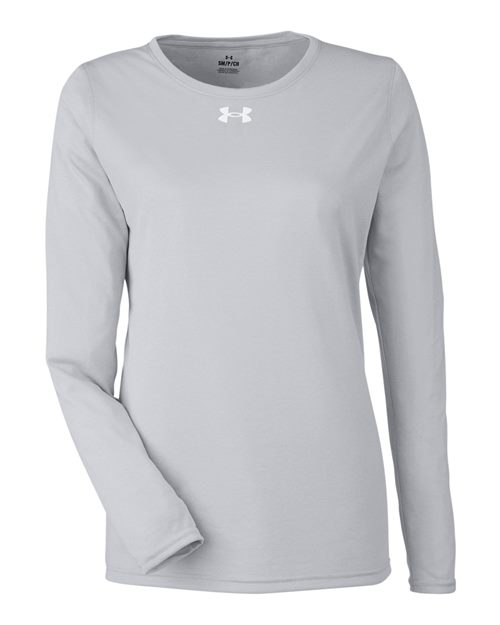 Women's Team Tech™ Long Sleeve T-Shirt - Mod Grey Light Heather/ White