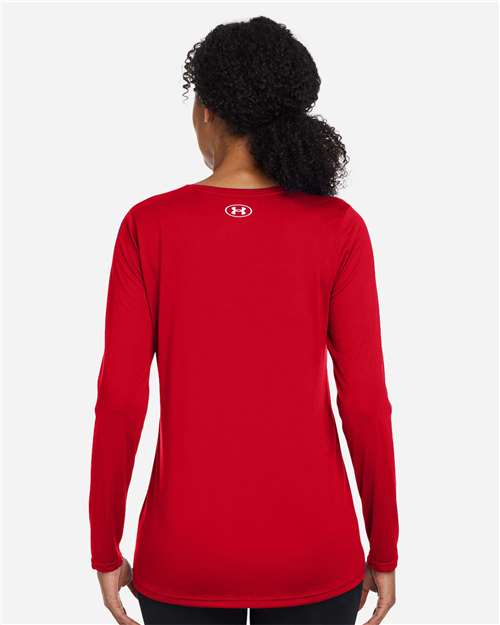 Women's Team Tech™ Long Sleeve T-Shirt - Red/ White