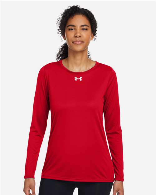 Women's Team Tech™ Long Sleeve T-Shirt - Red/ White