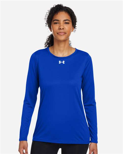 Women's Team Tech™ Long Sleeve T-Shirt - Royal/ White