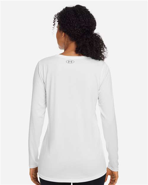 Women's Team Tech™ Long Sleeve T-Shirt - White/ Mod Grey