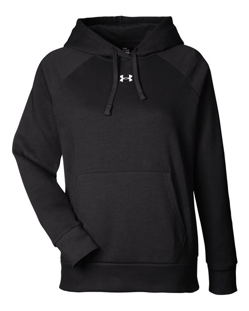 Women's Rival Fleece Hooded Sweatshirt - Black/ White