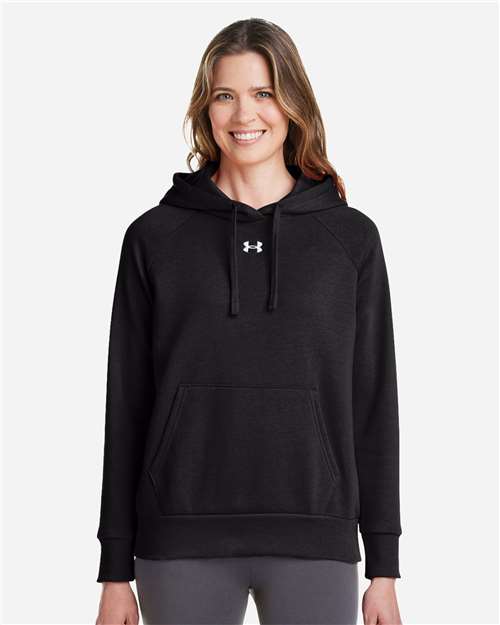 Women's Rival Fleece Hooded Sweatshirt - Black/ White