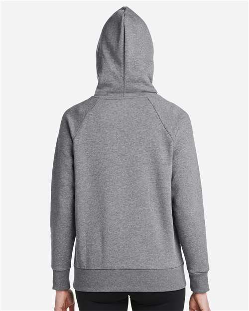Women's Rival Fleece Hooded Sweatshirt - Castlerock Grey Light Heather/ Black