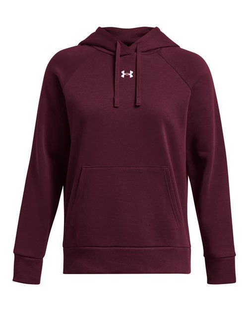 Women's Rival Fleece Hooded Sweatshirt - Maroon/ White