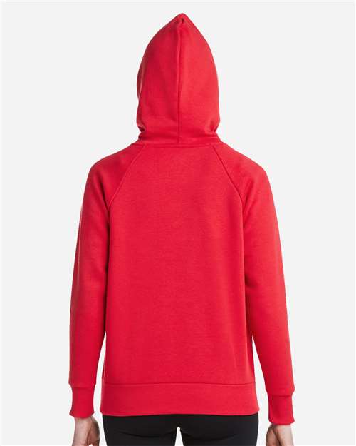 Women's Rival Fleece Hooded Sweatshirt - Red/ White