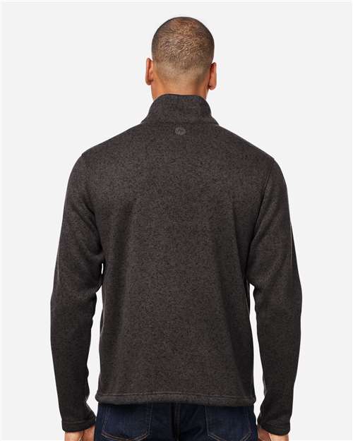Men's Drop Line Half-Zip Jacket - Black Heather