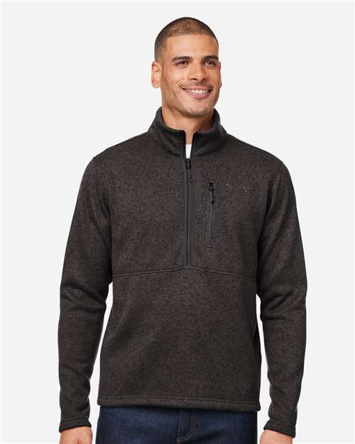 Men's Drop Line Half-Zip Jacket - Black Heather